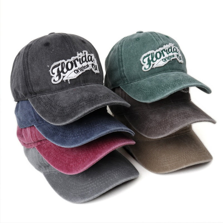 Kvinne Vintage-Inspirert Bomulls Baseball Caps Skanto
