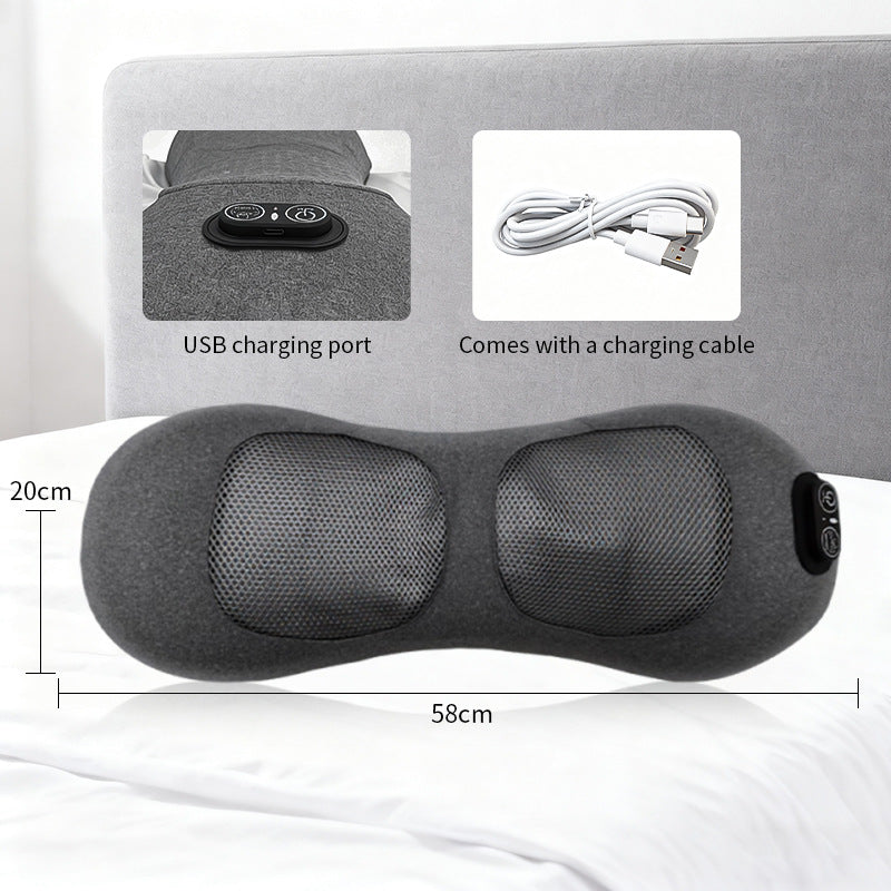 Ergonomisk massasjepute med USB-ladefunksjon Skanto
