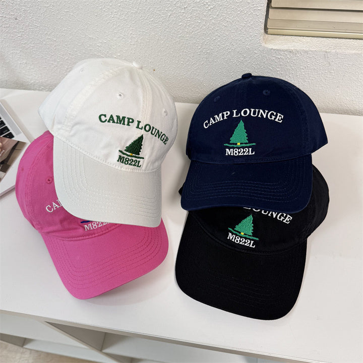 Herre Broderte Camp Logo Baseball Cap Skanto