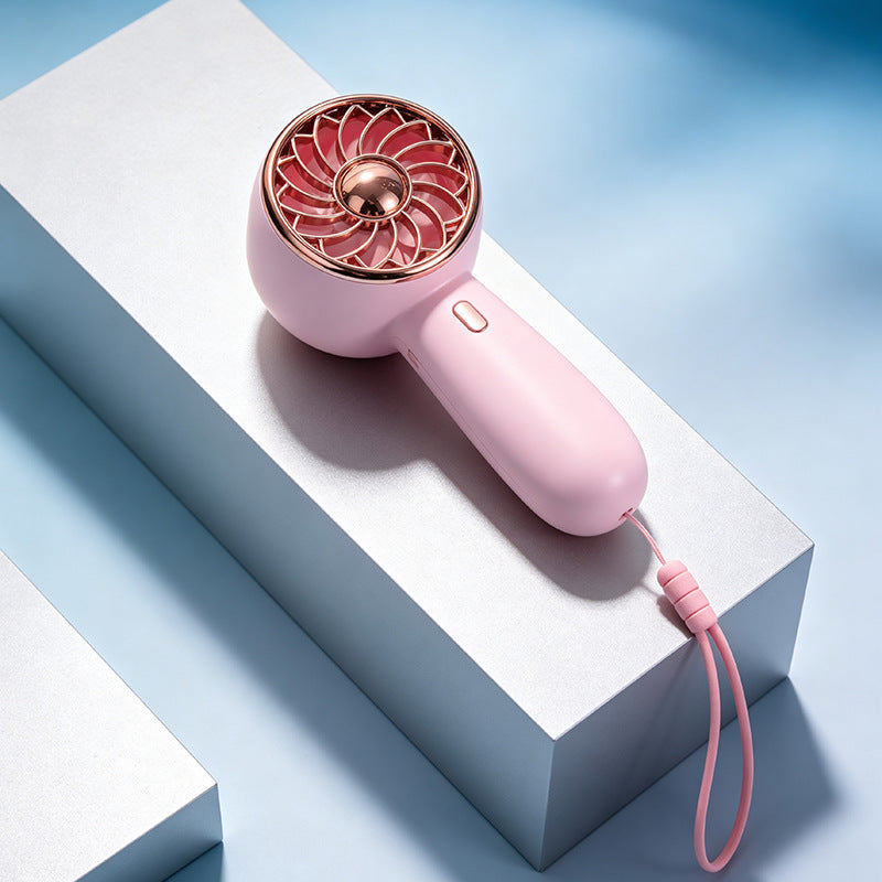 Dame Bærbar Mini-Håndvifte med fleksibel tilta vinkling og ergonomisk design Skanto