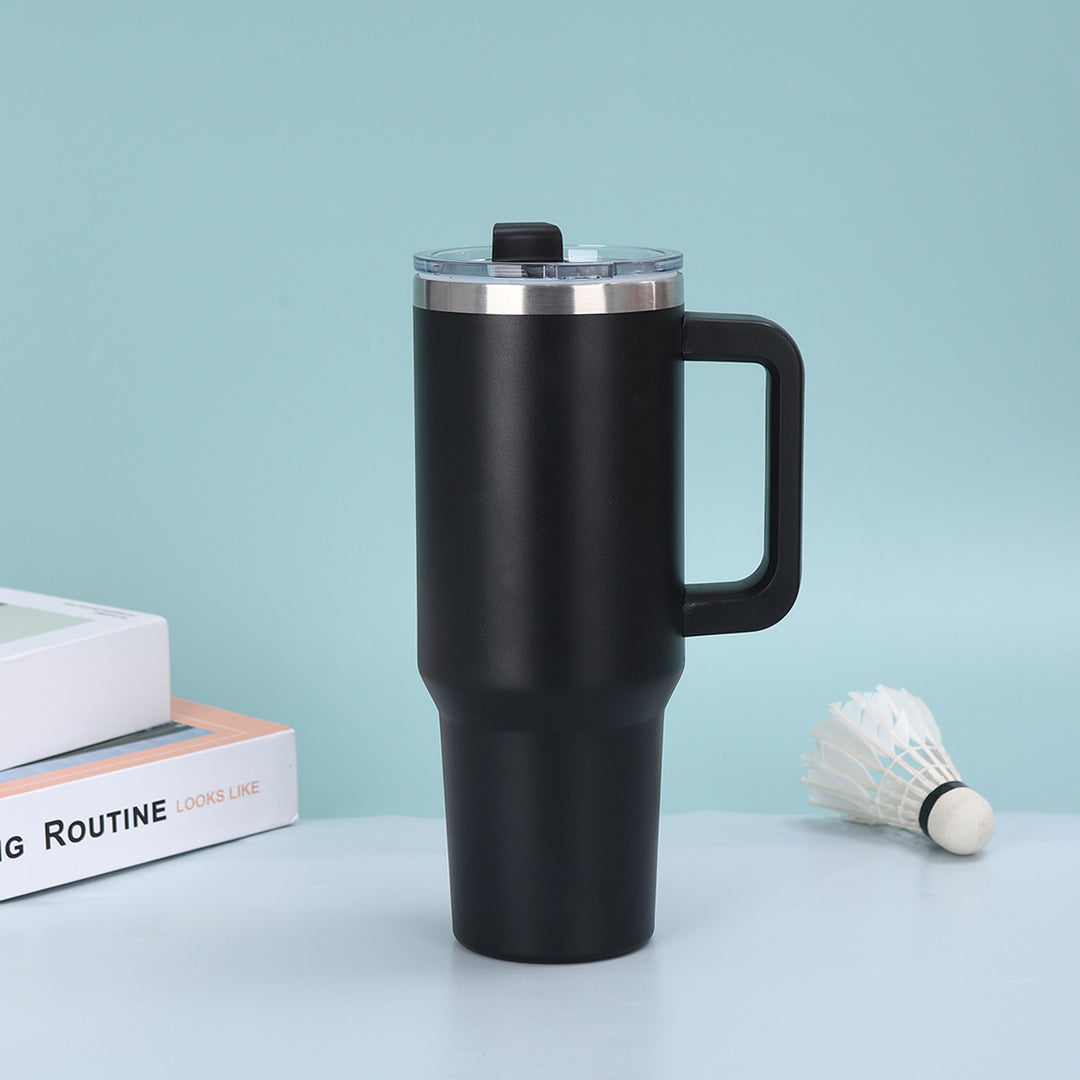 Kvinne Høy- kvalitet Termisk Kopp med Ergonomisk Håndtak og Leak-Proof Lokk Skanto