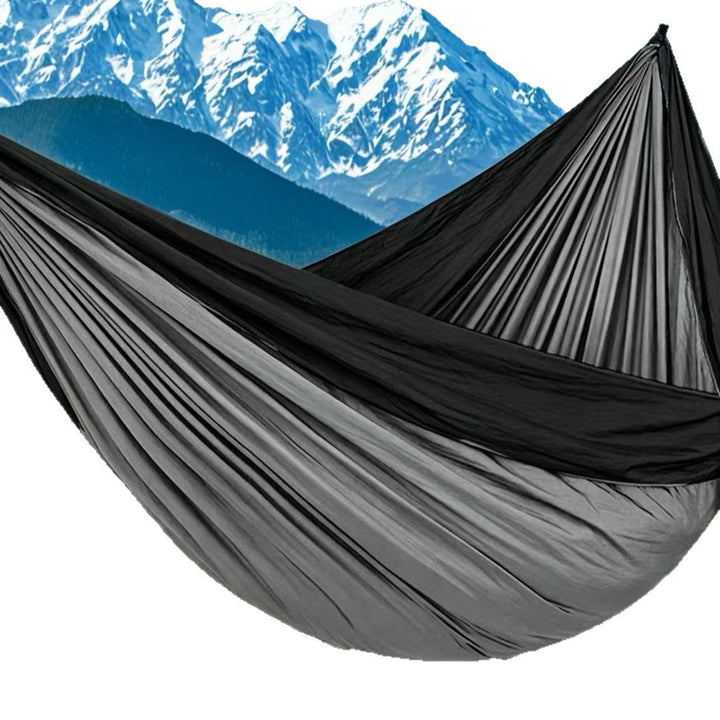 Ultralett bærbar fallskjerm camping hengekøye med forsterkede trestropper og ripstop nylon Skanto
