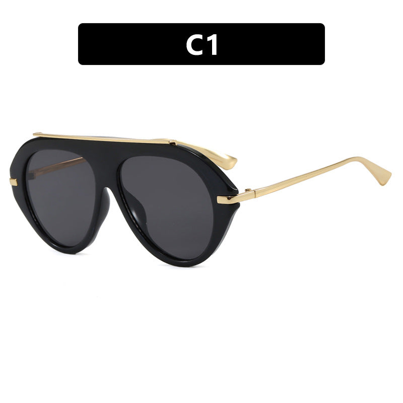 Dame solbrille i elegant heksagon-design Skanto