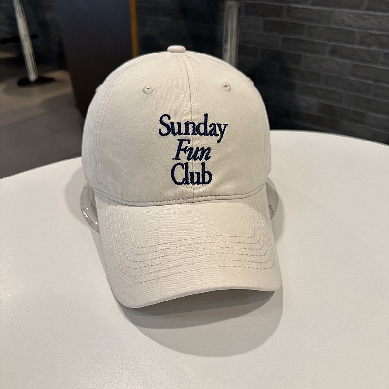 Unisex Brodert Bomull Baseball Caps Skanto