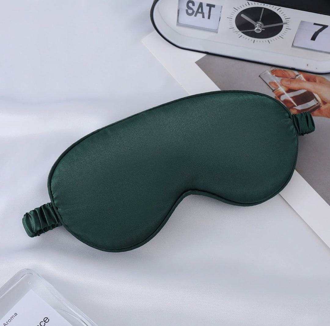 Unisex nan silkemyk søvnmaske med ergonomisk polstring og justerbart elastikkbånd Skanto