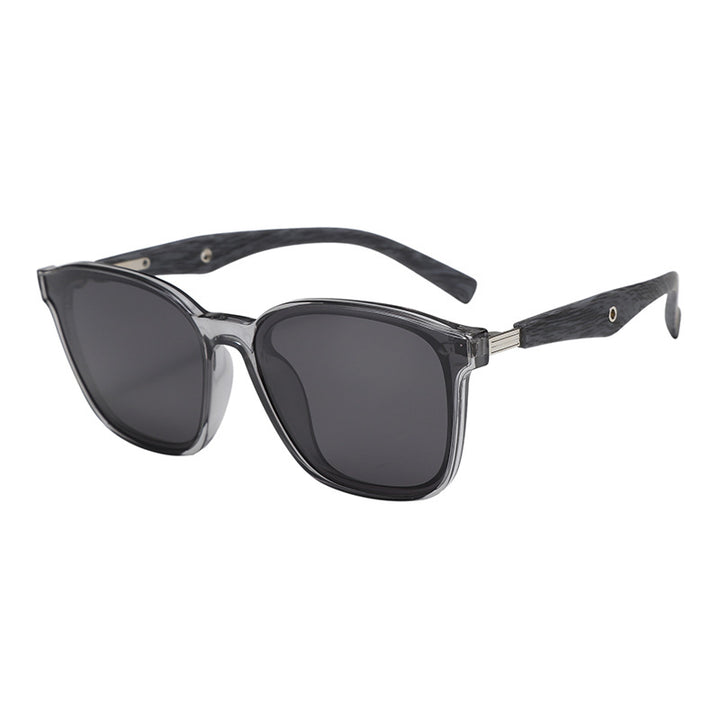 Dame stilige oversized solbriller med treakenter Skanto