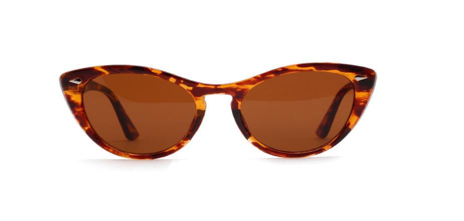 Dame Cat-Eye solbriller med moderne design og UV-beskyttelse Skanto