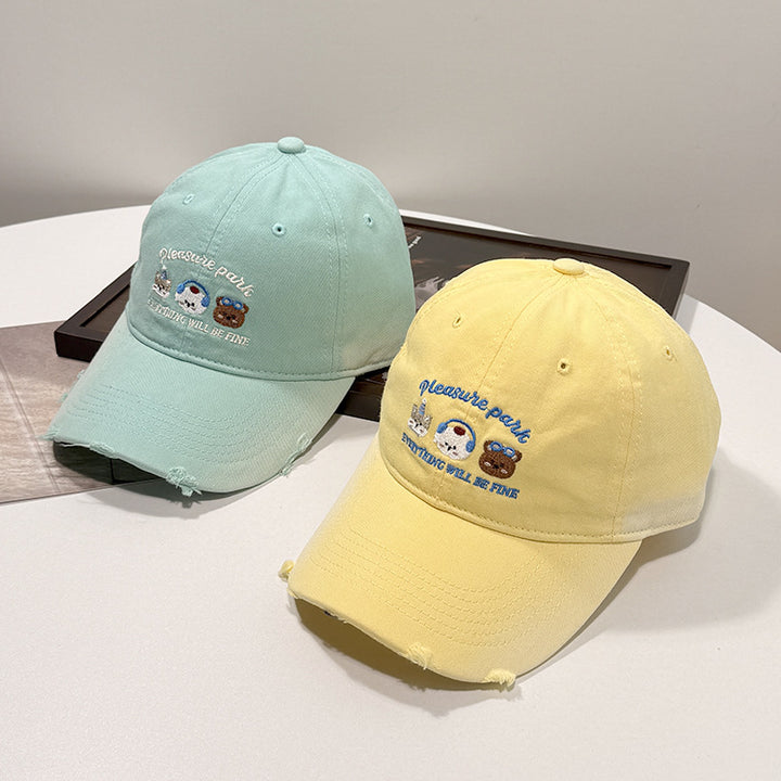 Unisex Brodert Fritids Caps Skanto