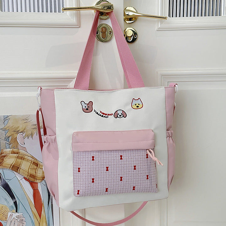 Dekorativ dyretematisk totebag Skanto
