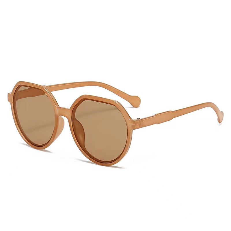 Dame Geometrisk solbrille med ekstravagant aksent Skanto