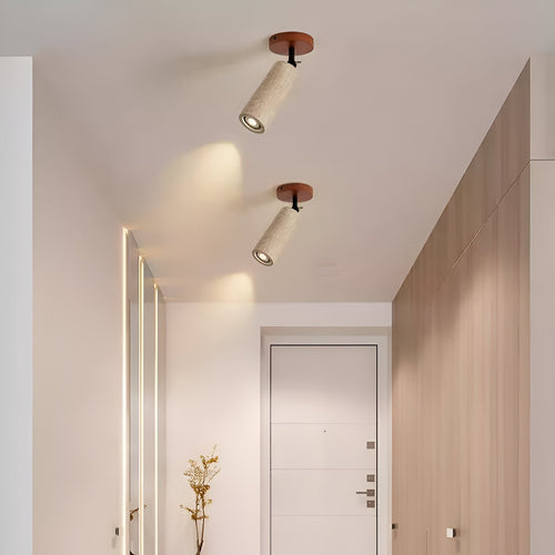 Skanto | Justerbar Travertin Tre LED Vegglampe og Taklampe