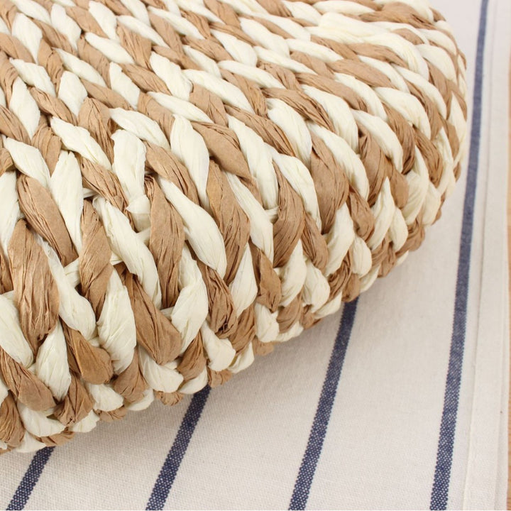 Handbag made of handmade braided materials with modern design Skanto