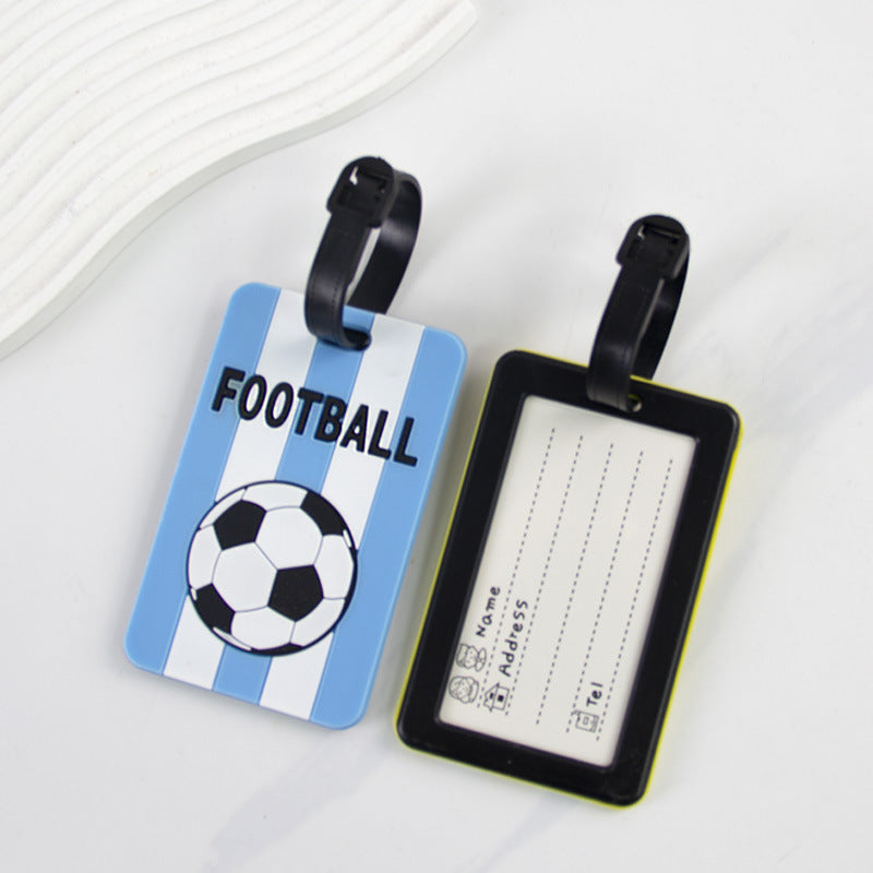 Fotball-tema Bagasjelapp Skanto
