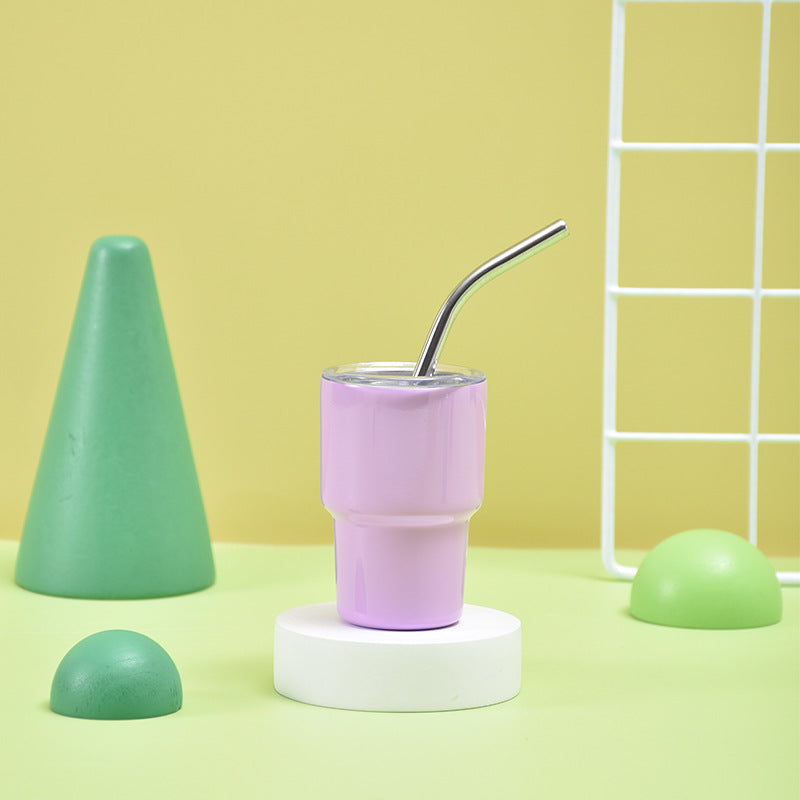 Unisex Isolert Drikkebecher med Rustfritt Stål Straw Skanto
