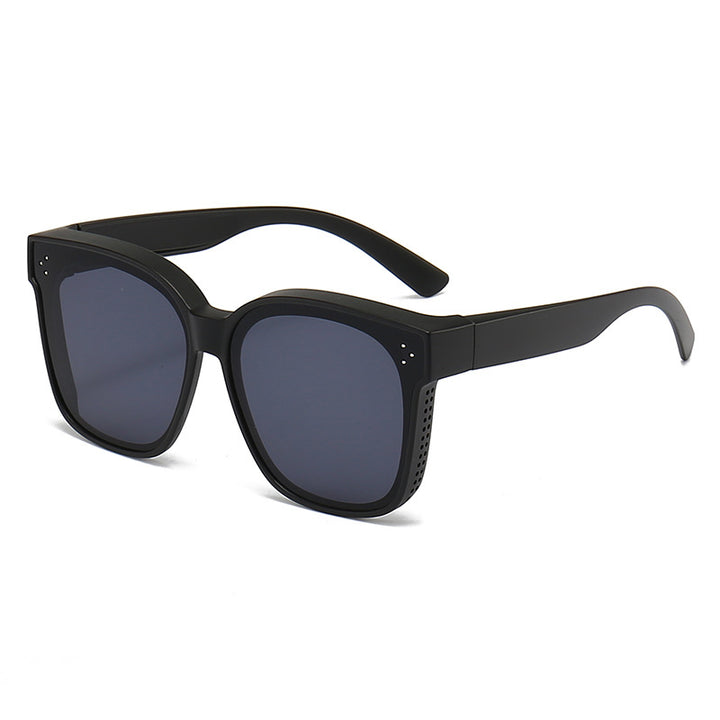 Dame motorisk kvadratisk solbrille med innovativt ventilasjonssystem Skanto