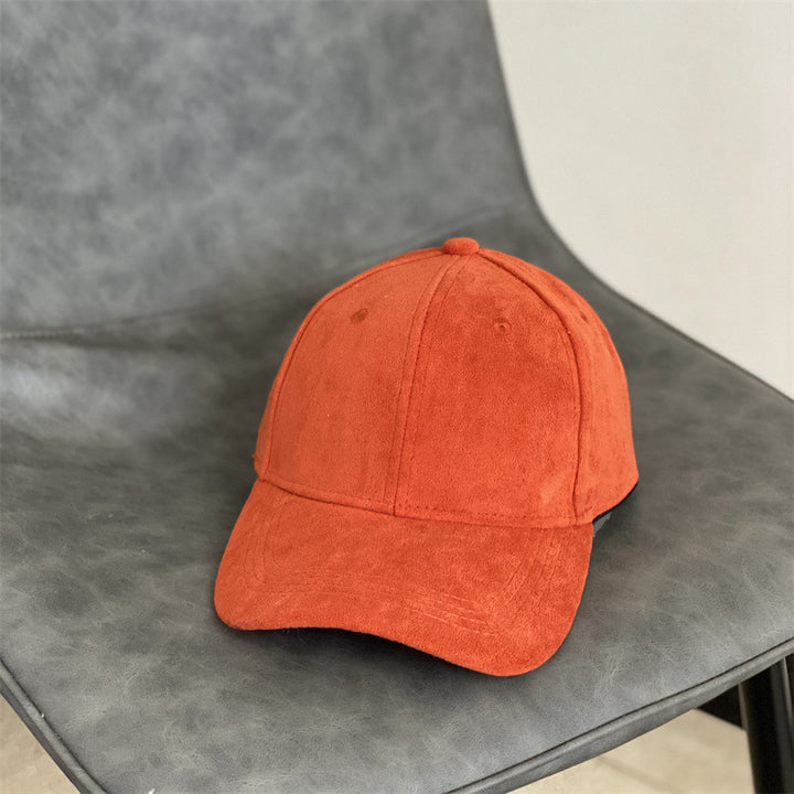 Herre Suede Tekstur Klassisk Caps Skanto
