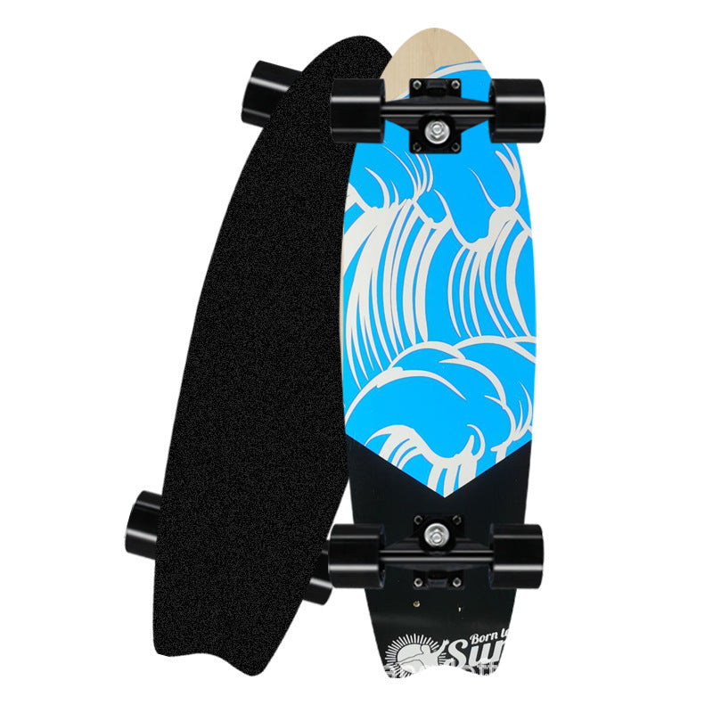 Surf-Inspirert Mini Cruiser Skateboard Skanto