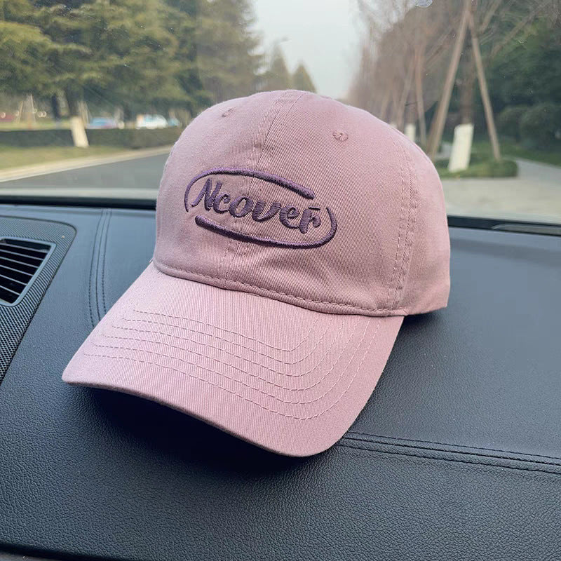 Kvinne Casual Brodert Bomull Baseball Cap Skanto 1784083816