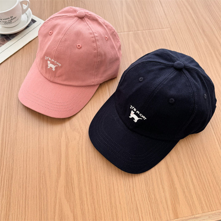 Kvinnenes Lekne Katt-Broderte Caps Skanto