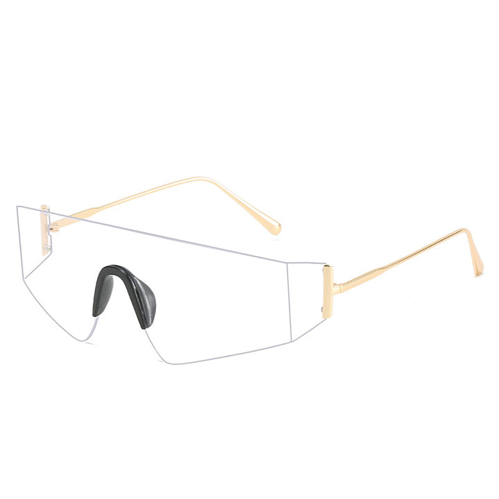 Dame futuristisk Oversized-solbrille Skanto