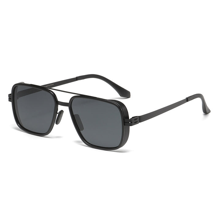 Herre premium solbrille i moderne kvadratisk design Skanto