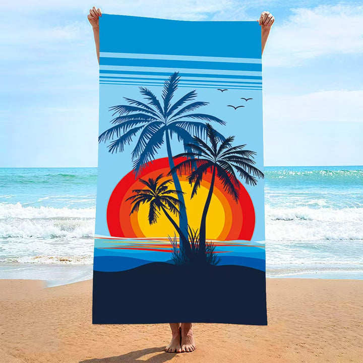 Women's beach towel with creative golf theme Skanto