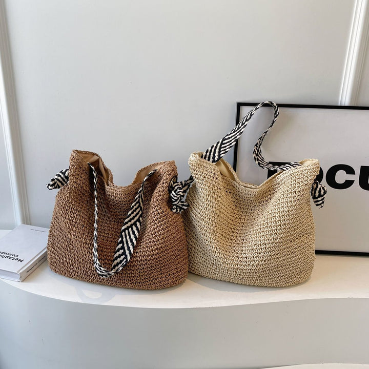 Stor håndvevd kurv shopper Skanto