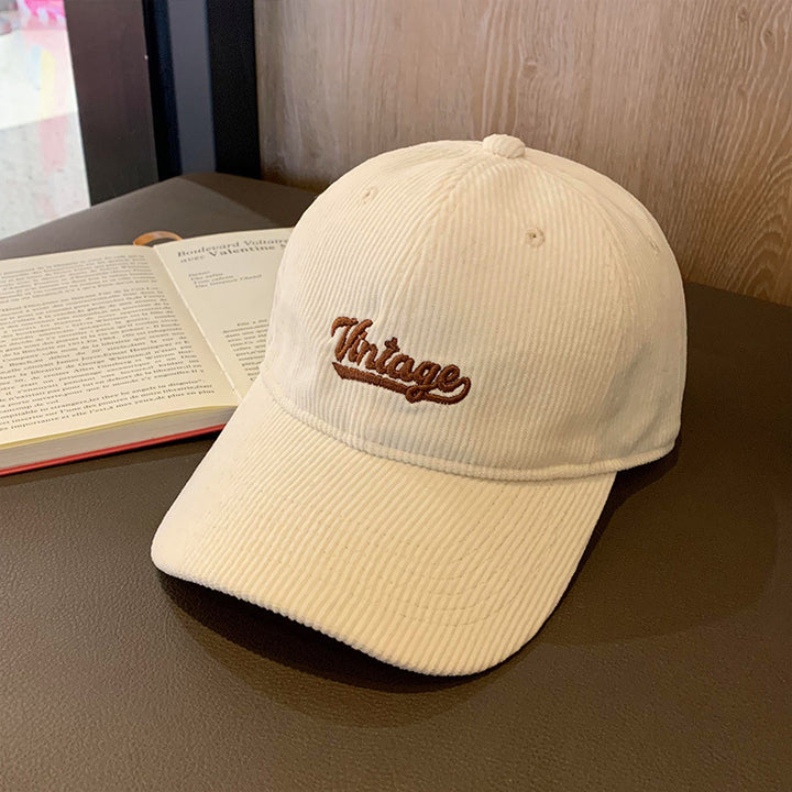 Herre Vintage Cordfløyel Baseball Cap Skanto