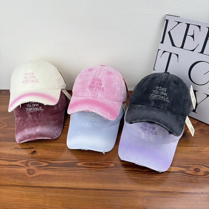 Kvinne's Slitt Motiverende Baseball Cap Skanto