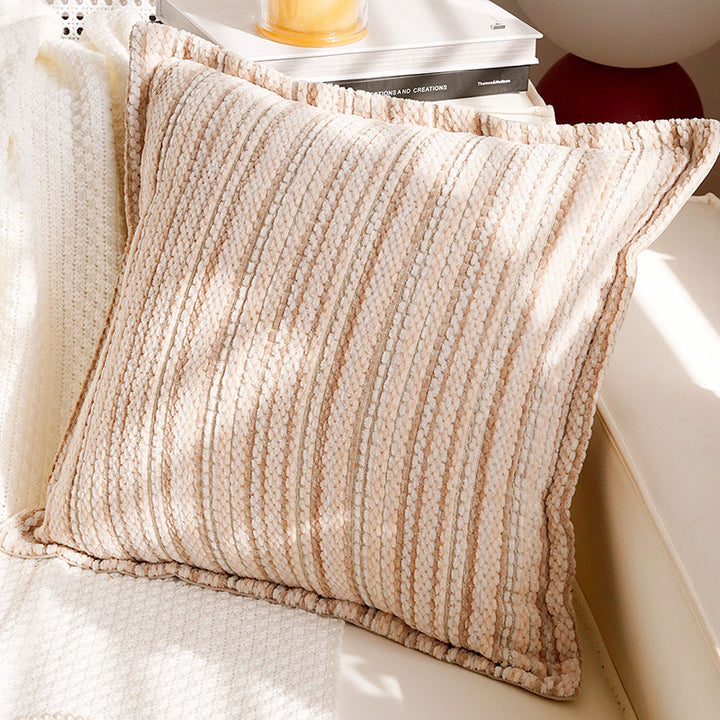 Damer Strukturert Putetrekk med Elegant Stripet Design Skanto