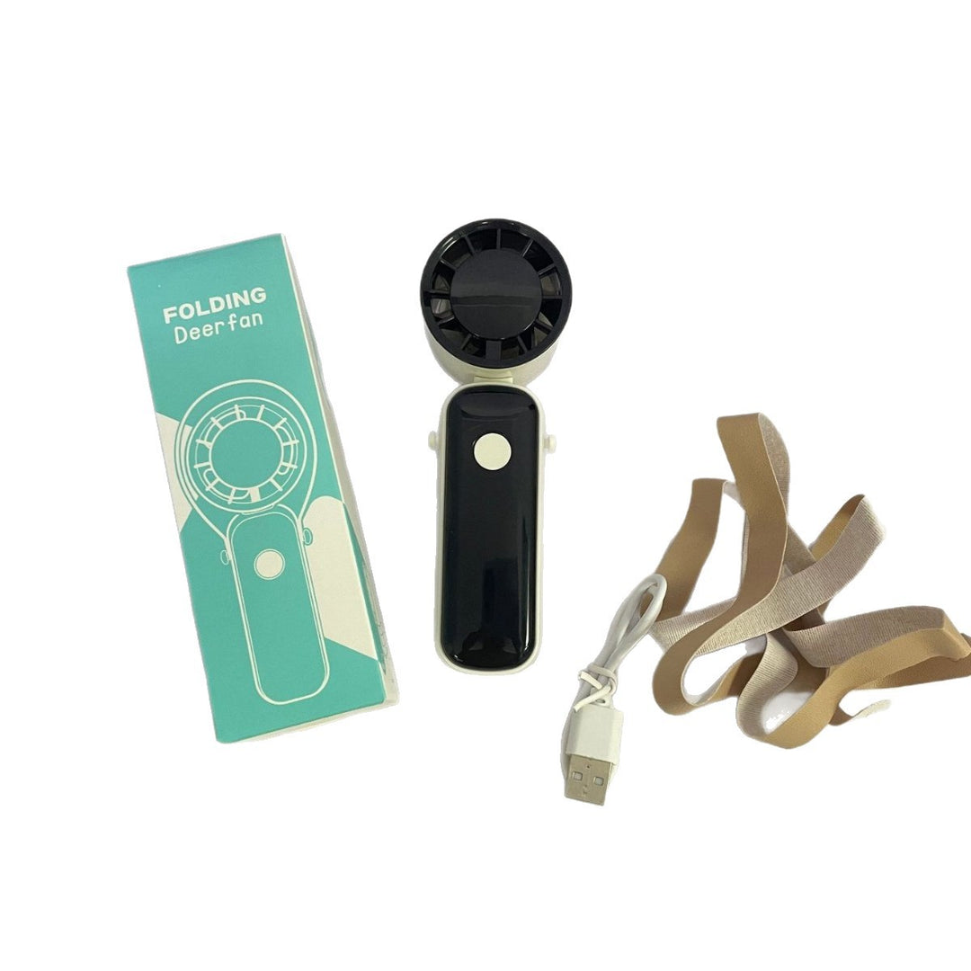 Unisex Bærbar Faltvifte med USB-lading Skanto