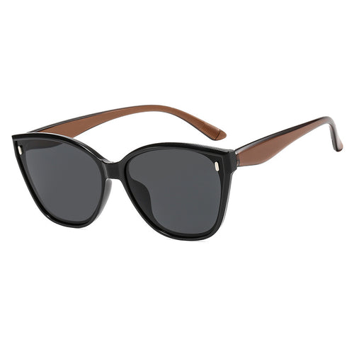 Dame Cat-Eye solbriller med beskyttende UV-filter og stilfull ramme Skanto