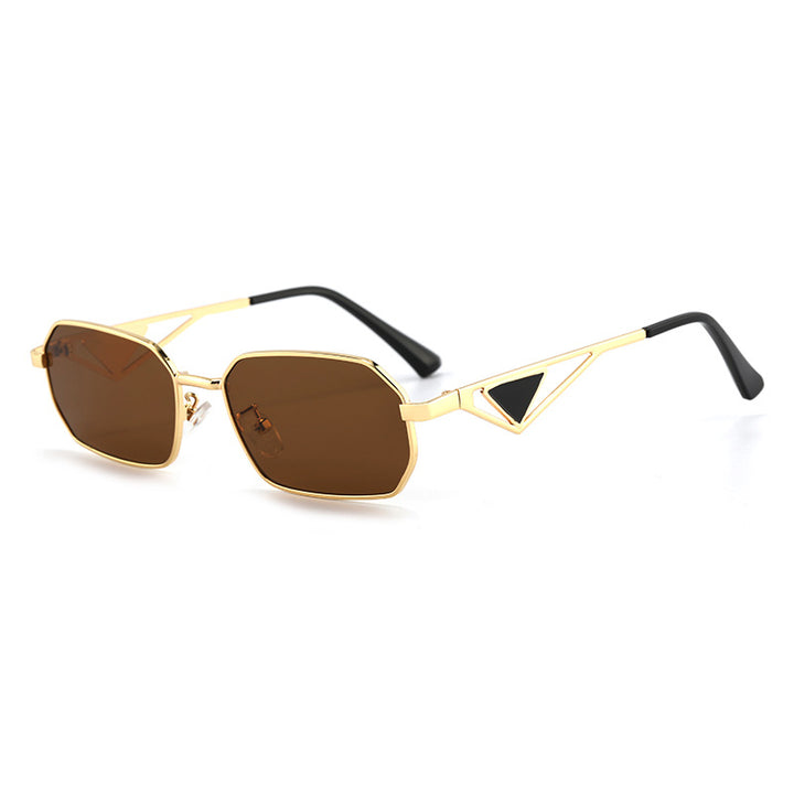 Men's Geometriske Ramme Solbriller Skanto