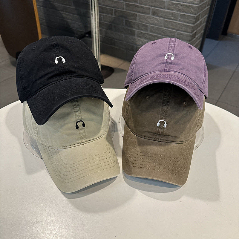 Unisex bomull twill caps med unik musikk emblem Skanto