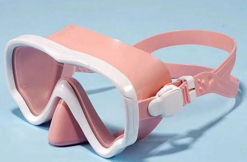 Tauchermaske med komfortabel silikonlokk Skanto