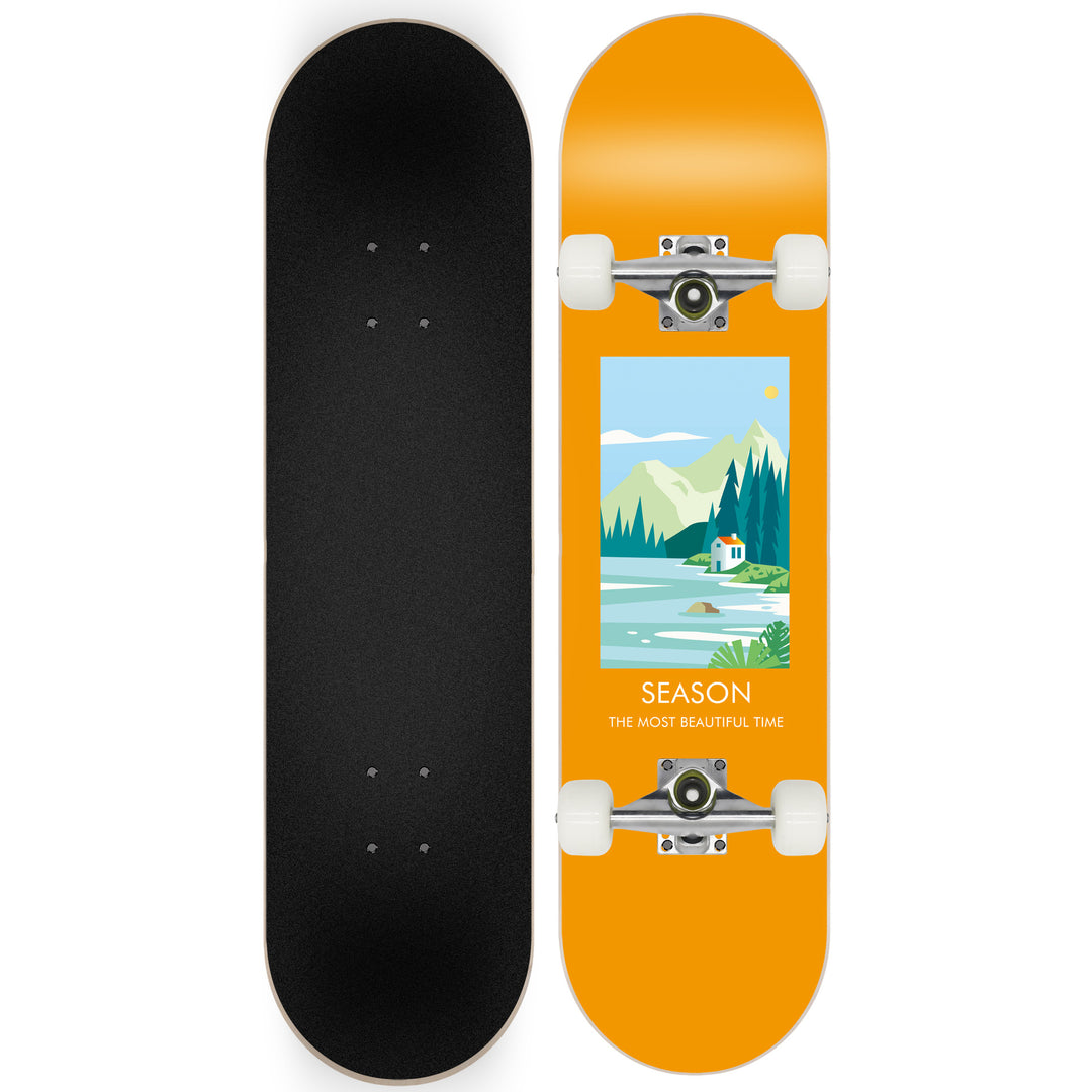 Skateboard med Galaxy Design Skanto