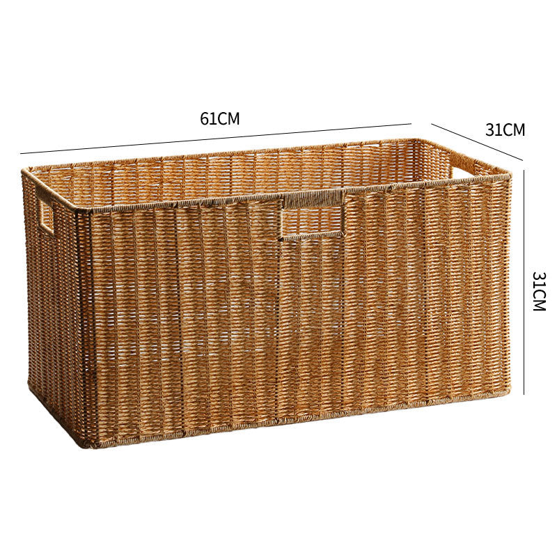 Laget Wicker Oppbevaringskiste Skanto