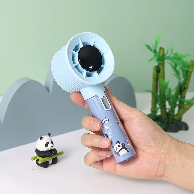 Bærbar mini vifte for kvinner med søtt panda-design Skanto