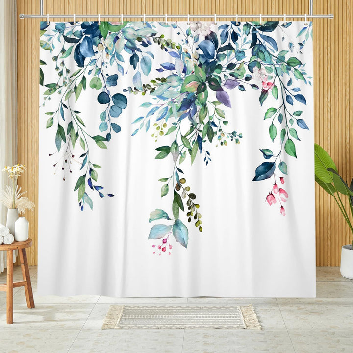 Blomstertrykk dusjkappe Skanto