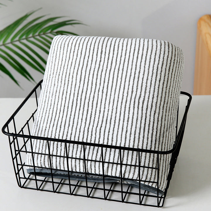Terry Cleaning Cloth with Stylish Stripe Pattern Skanto