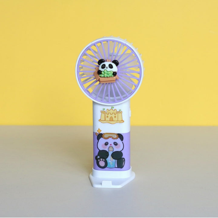 Unisex Bærbar Håndvifte i søtt Panda-design Skanto