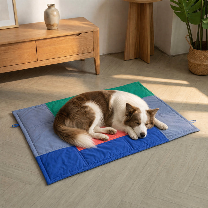 Behagelig quiltet hundeseng