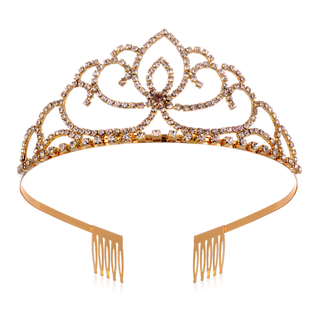 Dame Glitrende Hårstyling Tiara Skanto