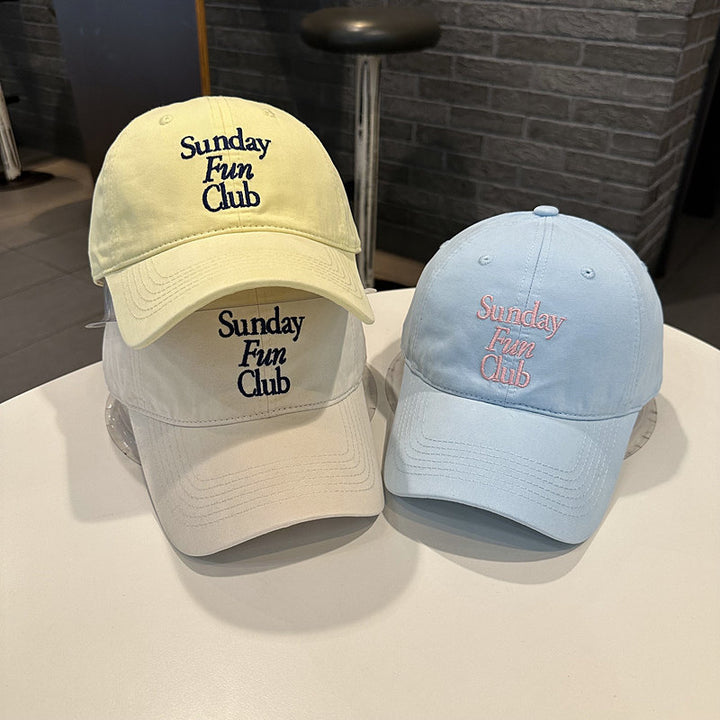 Unisex Brodert Bomull Baseball Caps Skanto