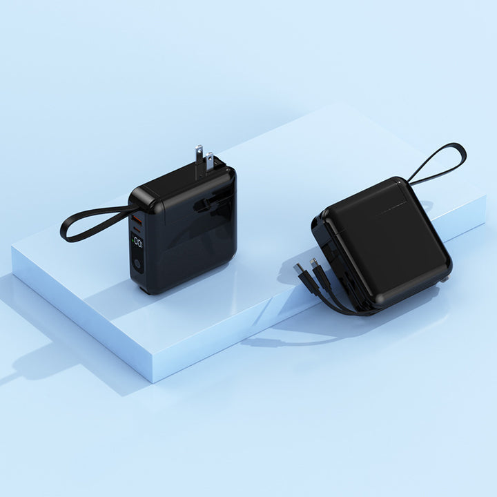 kompakt Ladeadapter med integrert kabel Skanto