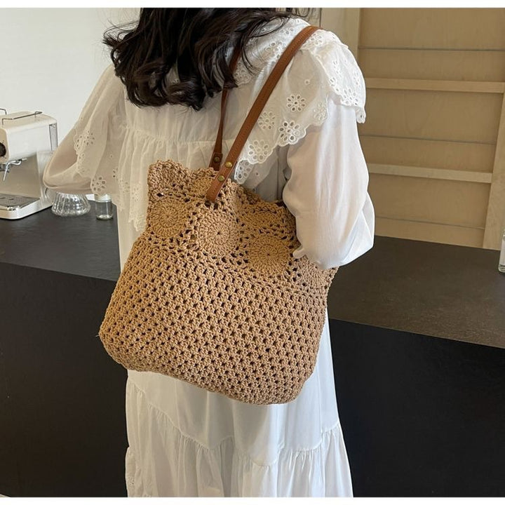 Håndlaget Makramee Tote Bag Skanto