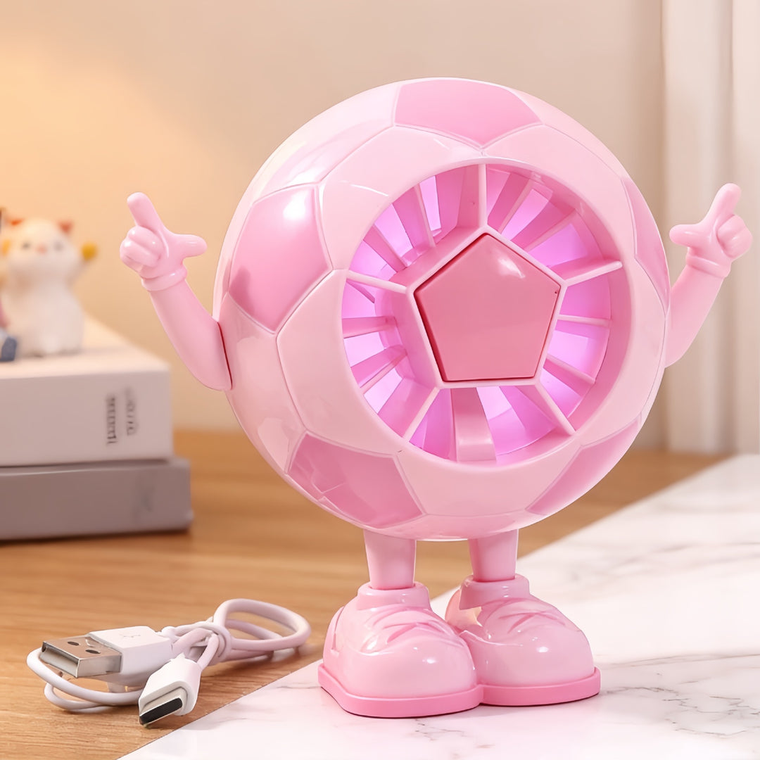 Dame kreativ fotball-vifte med USB-tilkobling Skanto