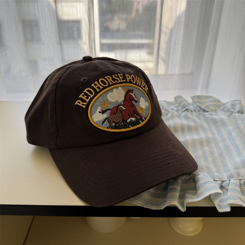 Menn's Casual Brodert Caps Skanto