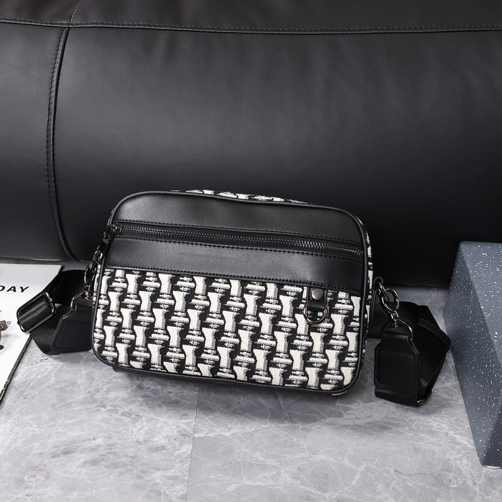 Elegant skulderveske med strukturert design Skanto