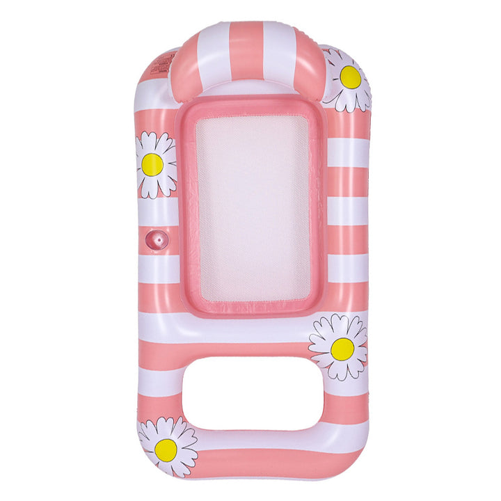 Kvinnenes oppblåsbare lounger med blomstermotiv Skanto